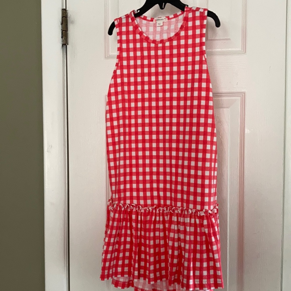 CREWCUTS GINGHAM PATTERN DRESS SIZE 7
